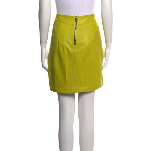 Jason Wu Leather Mini Skirt - Picture 3 of 4
